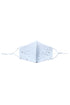 Rain Kids Big Girls White Pearl Rhinestone Beaded Lace Overlay Satin Mask - SophiasStyle.com